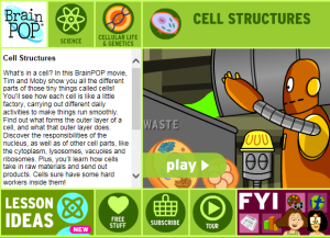 delete brain pop cells